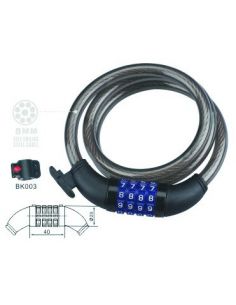 Antifurt Syncromate cu Cifru 1200x12mm, Negru