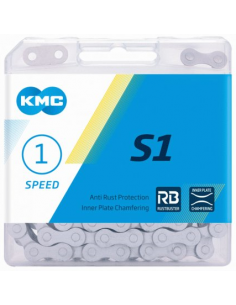 Lant KMC S1 1/2x1/8, 1 Viteza, 112 Zale + Za Conectoare