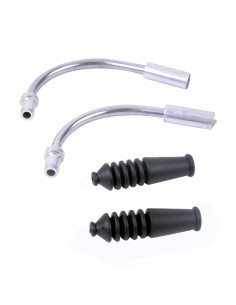 Set 2 Ghidaje frana 90° si 2 Protectii guma