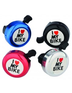 Sonerie Otel Inoxidabil I LOVE MY BIKE, Multicolor